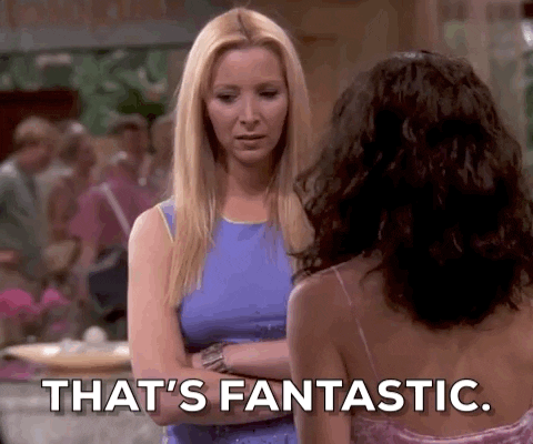 gif with a caption "That's fantastic"